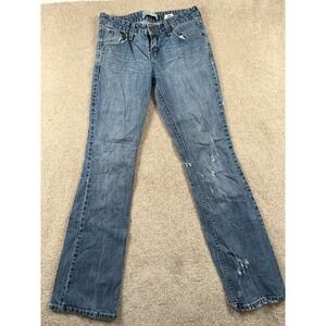 Signature by Levi's Jeans Womens 4 Medium Blue Denim Cotton Low Rise Bootcut Leg